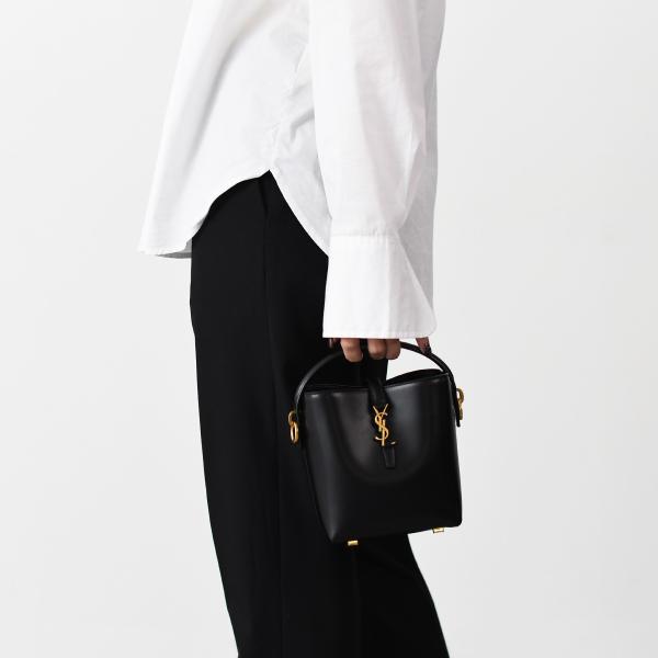 SAINT LAURENT LE 37 ミニ シャイニーレザー