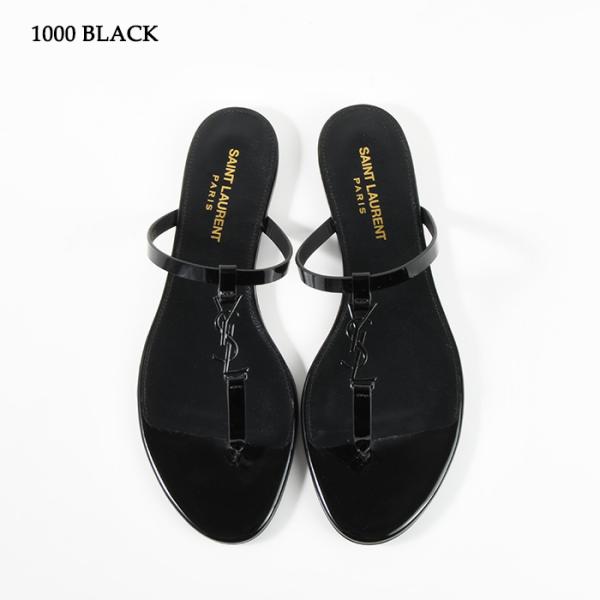 SAINT LAURENT 카산드라 슬라이드 특허 가죽 