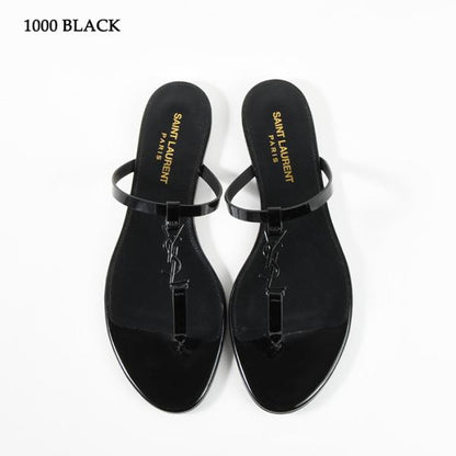 SAINT LAURENT 카산드라 슬라이드 특허 가죽 