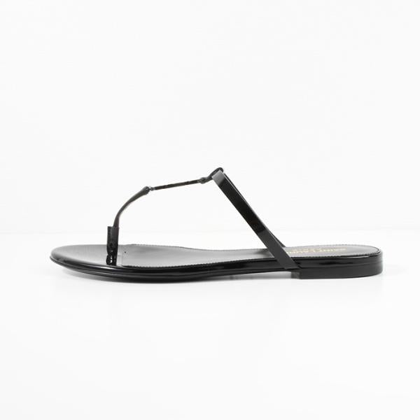 SAINT LAURENT 카산드라 슬라이드 특허 가죽 