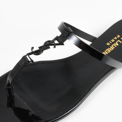 SAINT LAURENT 카산드라 슬라이드 특허 가죽 