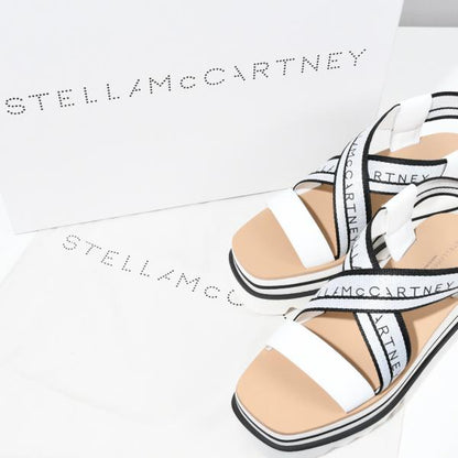 STELLA MCCARTNEY 스트라이프 플랫폼 샌들 