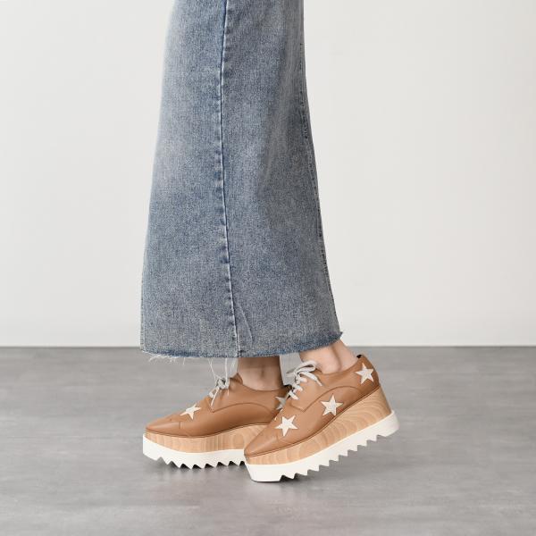 STELLA MCCARTNEY エリススターズ プラットフォームシューズ