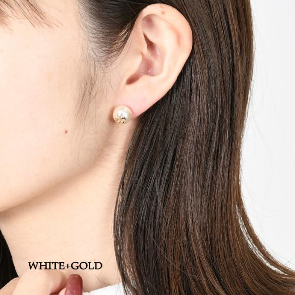 TORY BURCH ロゴパールピアス