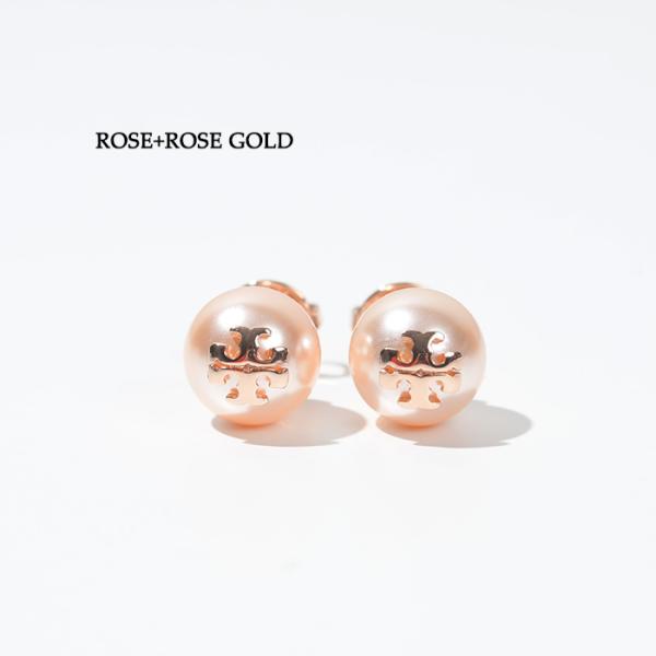 TORY BURCH ロゴパールピアス