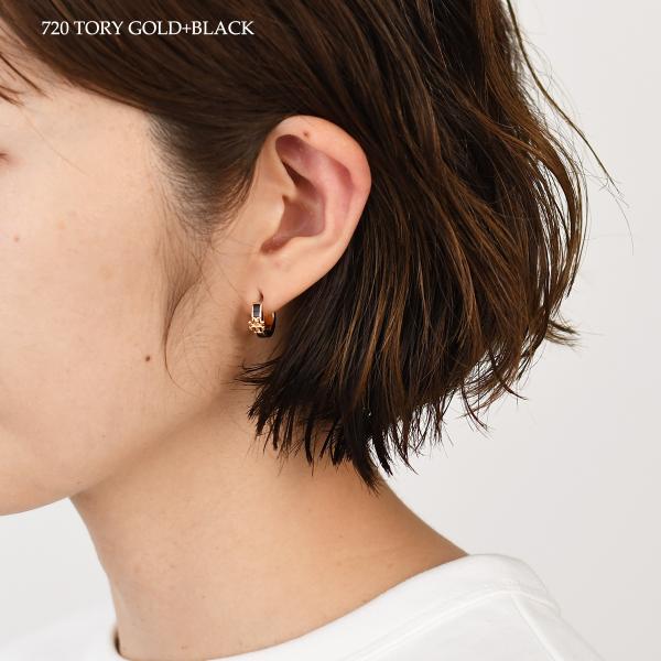 TORY BURCH キラ エナメル ハギー ピアス