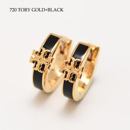 TORY BURCH キラ エナメル ハギー ピアス