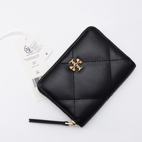 TORY BURCH トリーバーチ キラ ダイヤモンドキルト ジップアラウンド スモールウォレット