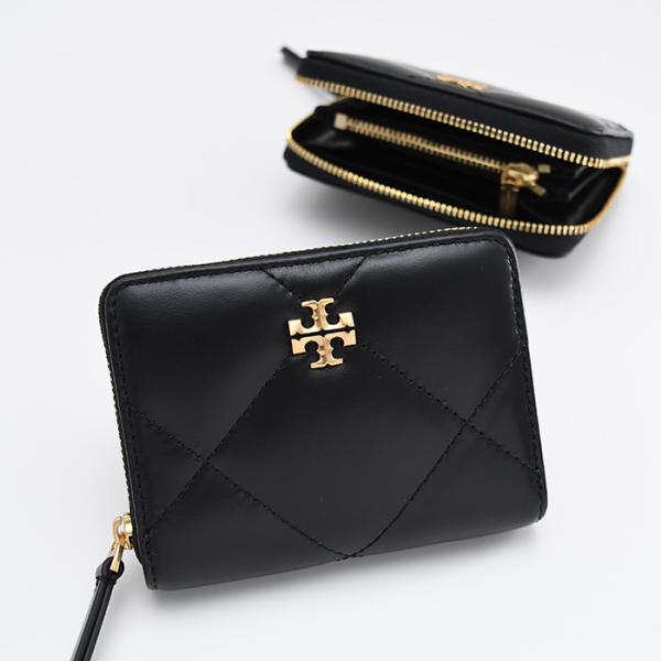 TORY BURCH トリーバーチ キラ ダイヤモンドキルト ジップアラウンド スモールウォレット