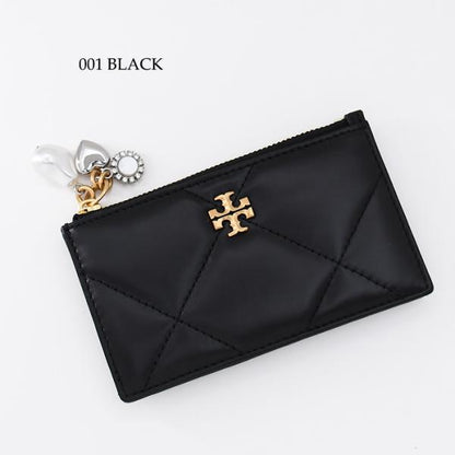 TORY BURCH トリーバーチ キラ ダイヤモンドキルト チャーム ジップカードケース