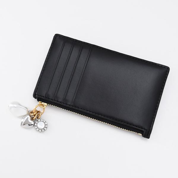 TORY BURCH トリーバーチ キラ ダイヤモンドキルト チャーム ジップカードケース