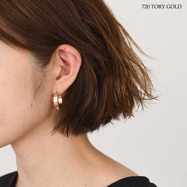 TORY BURCH ミラー スタッズ ハギー ピアス
