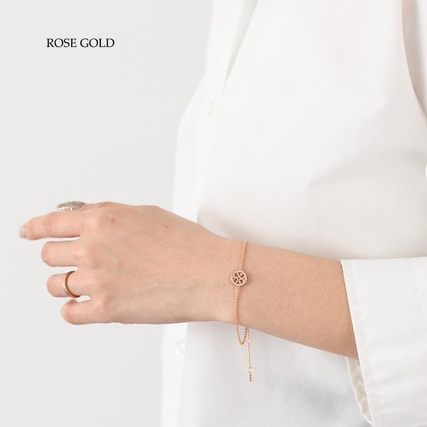 TORY BURCH 미러 파베 체인 팔찌 