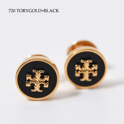 TORY BURCH 키라 에나멜 서클 스터드 피어싱 