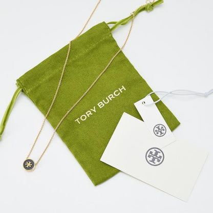 TORY BURCH 키라 에나멜 펜던트 목걸이 