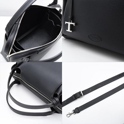 TOD'S レザー バウレット スモール