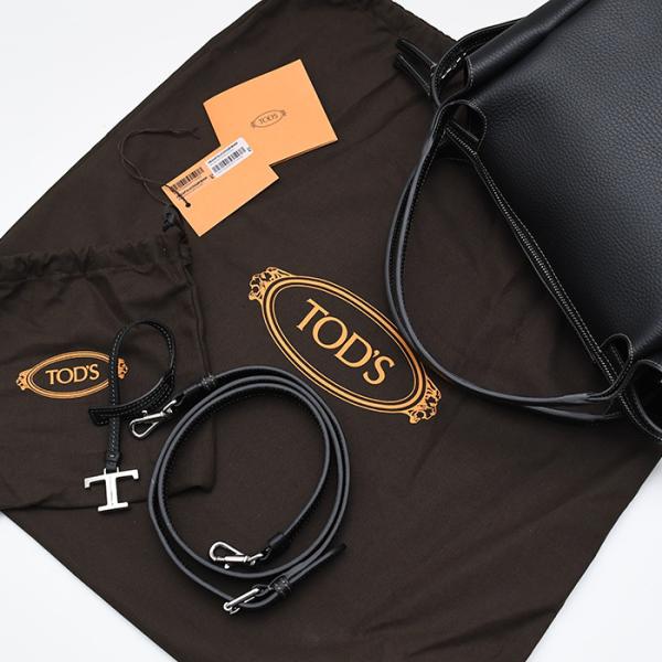 TOD'S レザー バウレット スモール