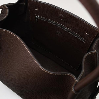 TOD'S トッズ レザー バケット バッグ ミディアム