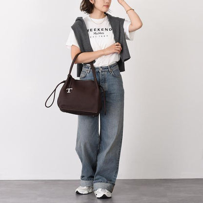 TOD'S トッズ レザー バケット バッグ ミディアム