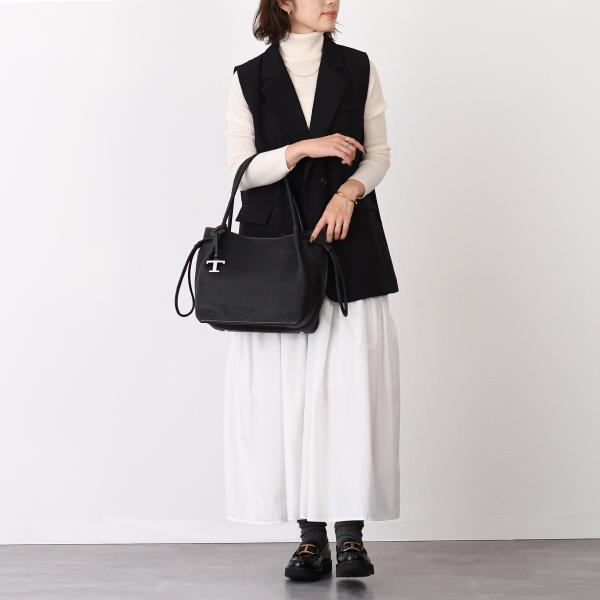 TOD'S トッズ レザー バケット バッグ ミディアム