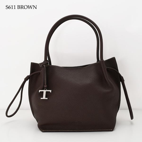 TOD'S トッズ レザー バケット バッグ ミディアム