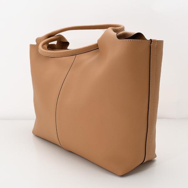 TOD'S トッズ レザー ショッピング バッグ ミディアム-スモール