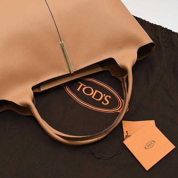 TOD'S トッズ レザー ショッピング バッグ ミディアム-スモール
