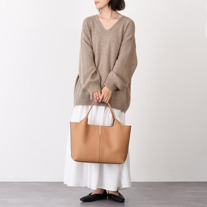 TOD'S トッズ レザー ショッピング バッグ ミディアム-スモール