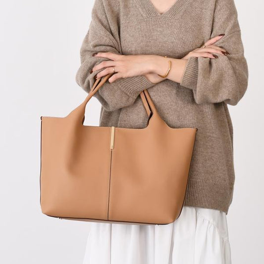 TOD'S トッズ レザー ショッピング バッグ ミディアム-スモール