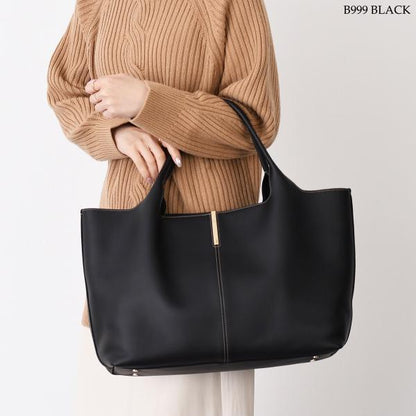 TOD'S 토즈 가죽 쇼핑 토트 백 미디엄 
