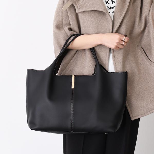 TOD'S 토즈 가죽 쇼핑 토트 백 미디엄 