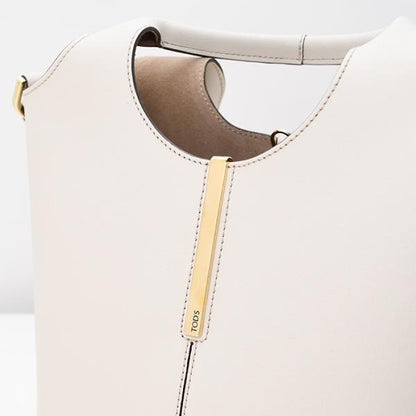 TOD'S Mini Leather Shopping Tote Bag 