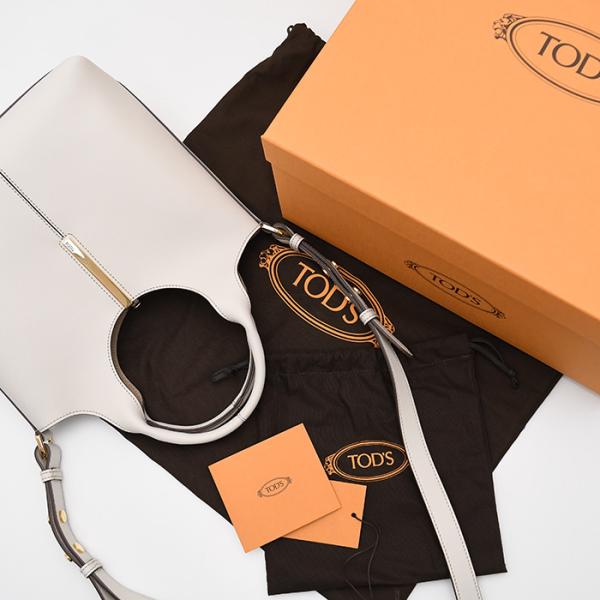 TOD'S Mini Leather Shopping Tote Bag 