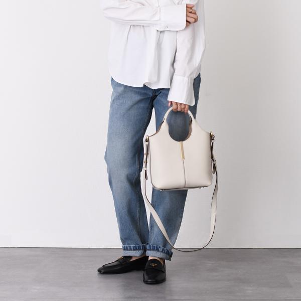 TOD'S Mini Leather Shopping Tote Bag 