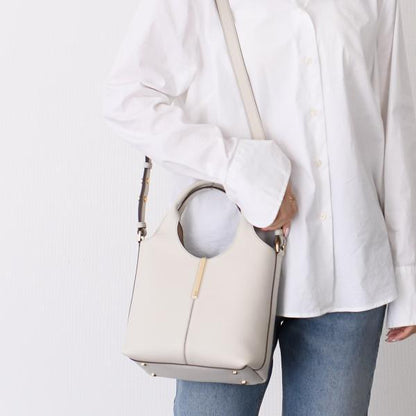 TOD'S Mini Leather Shopping Tote Bag 