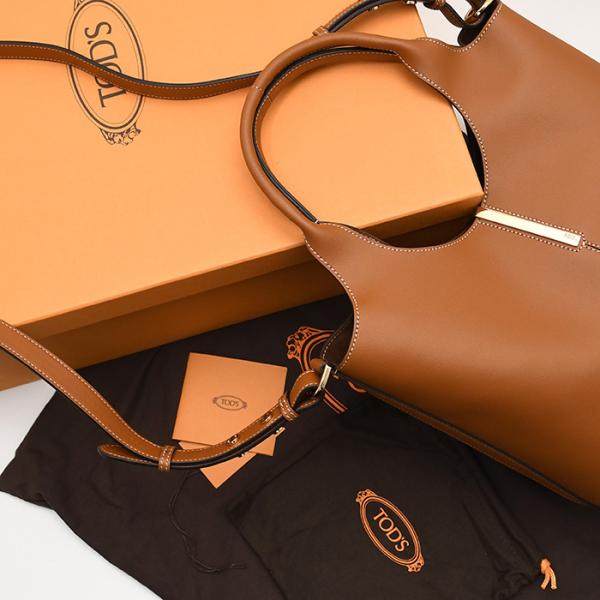 TOD'S トッズ レザー トートショッピング バッグ スモール