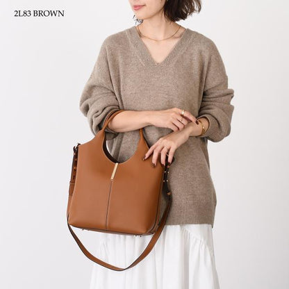 TOD'S トッズ レザー トートショッピング バッグ スモール