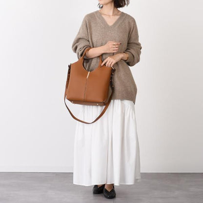 TOD'S トッズ レザー トートショッピング バッグ スモール