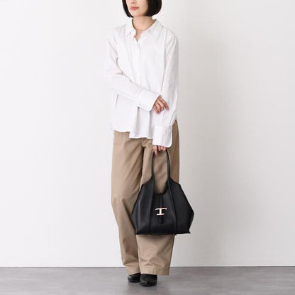 TOD'S T 타임리스 가죽 쇼핑 BAG 스몰 