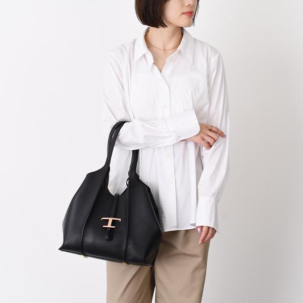 TOD'S T 타임리스 가죽 쇼핑 BAG 스몰 