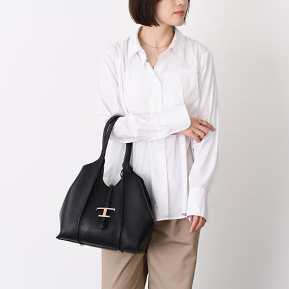 TOD'S T 타임리스 가죽 쇼핑 BAG 스몰 