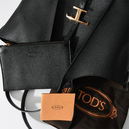 TOD'S T 타임리스 가죽 쇼핑 BAG 스몰 