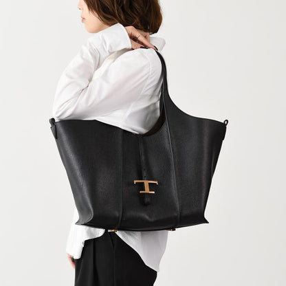 TOD'S Timeless Leather Shopping Bag, Medium 