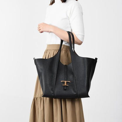 TOD'S Timeless Leather Shopping Bag, Medium 