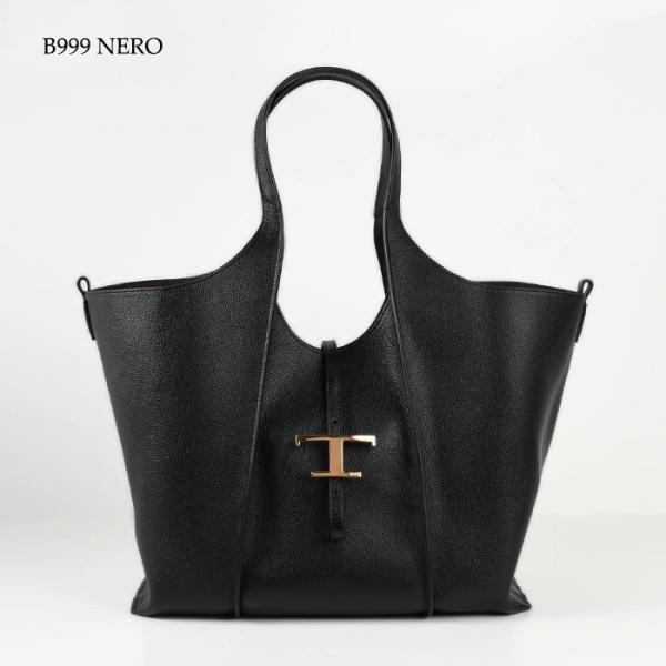 TOD'S T 타임리스 가죽 쇼핑 BAG 미디엄 
