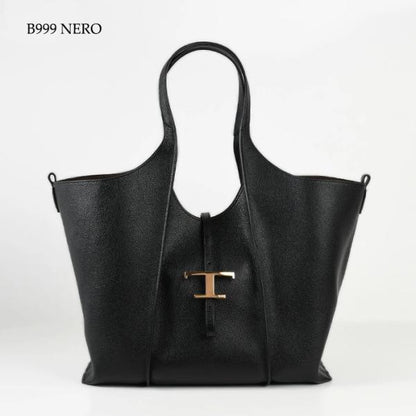 TOD'S T 타임리스 가죽 쇼핑 BAG 미디엄 