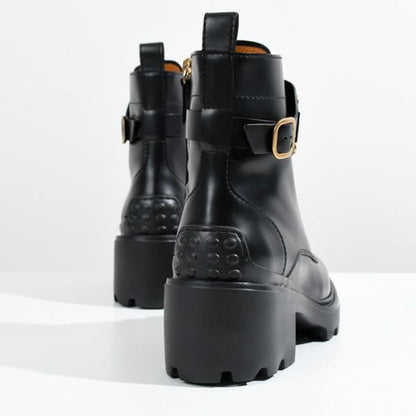 TOD'S ケイトレザーアンクルブーツ