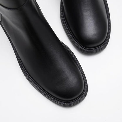 TOD'S 가죽 발목 부츠 