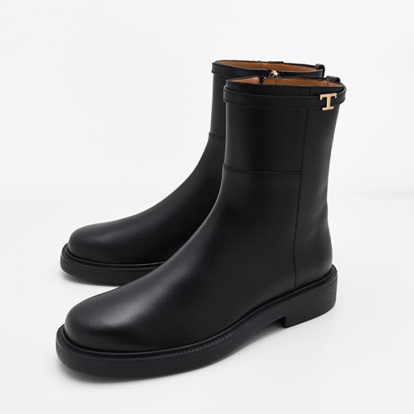 TOD'S 가죽 발목 부츠 
