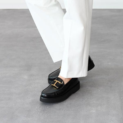 TOD'S トッズ Tタイムレス レザー ローファー